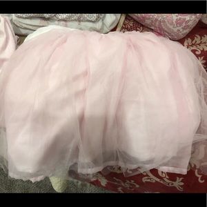Pottery Barn Kids Pink Tulle Bed Skirt